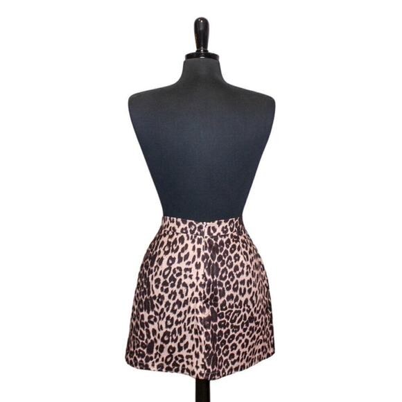 Kittenish Leopard Print Mini Skirt Animal Print Size M - Picture 3 of 4